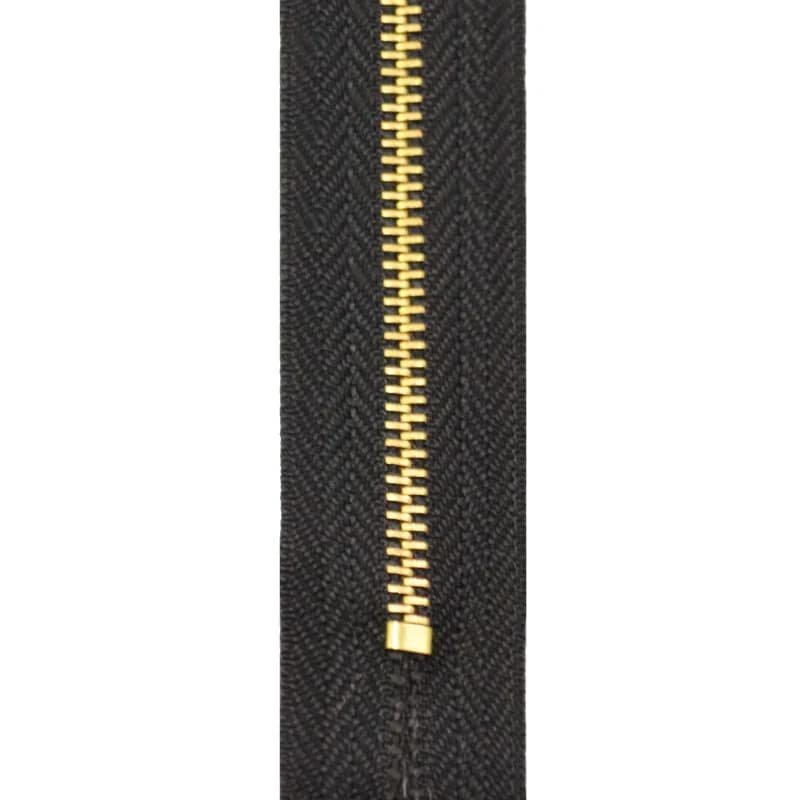 Блискавка металева Т3 Jeans 322 16 см чорна (пакування 50 шт)