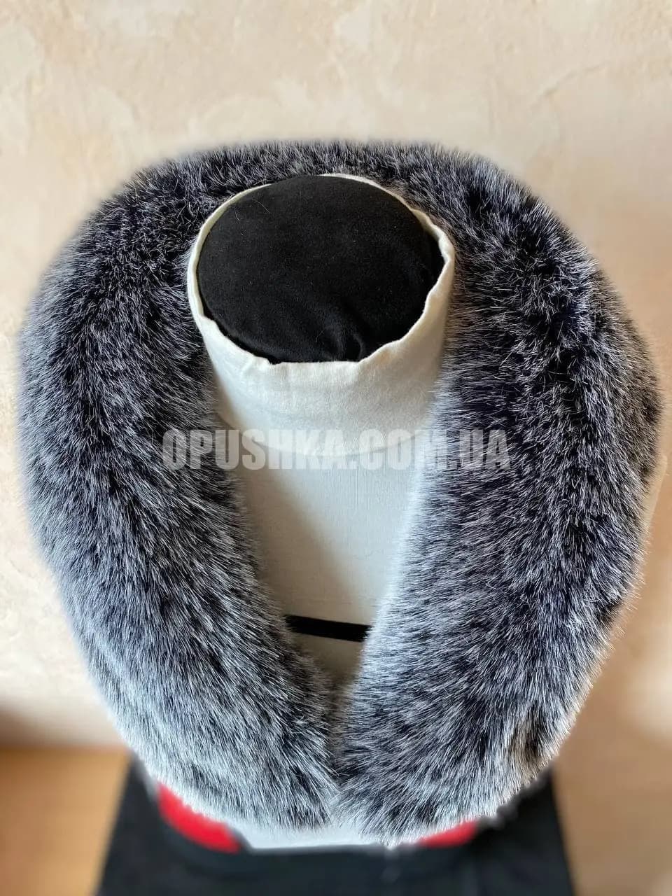 Комір (опушка) зі штучного хутра "Песець" короткий ворс 70 см